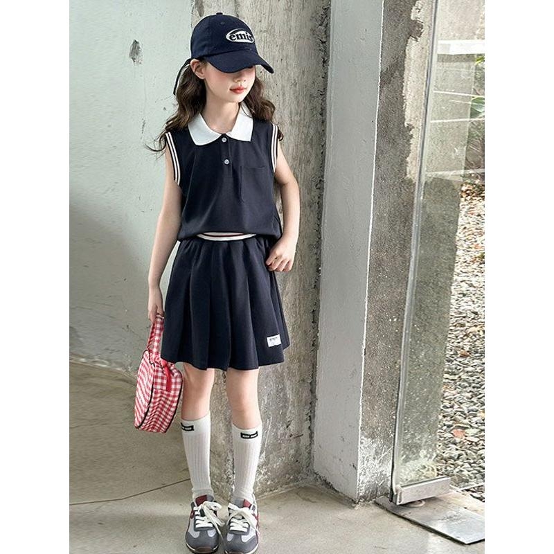 女童酷帅套装服装夏款服饰外穿韩范童装森系春装学院风可爱韩版潮