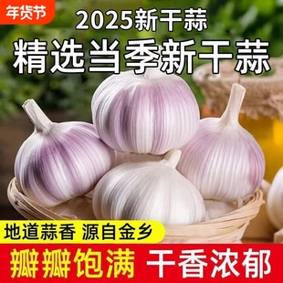 【优享价】正宗干蒜金乡紫白皮大蒜头批发红皮大蒜特大号蒜子包邮