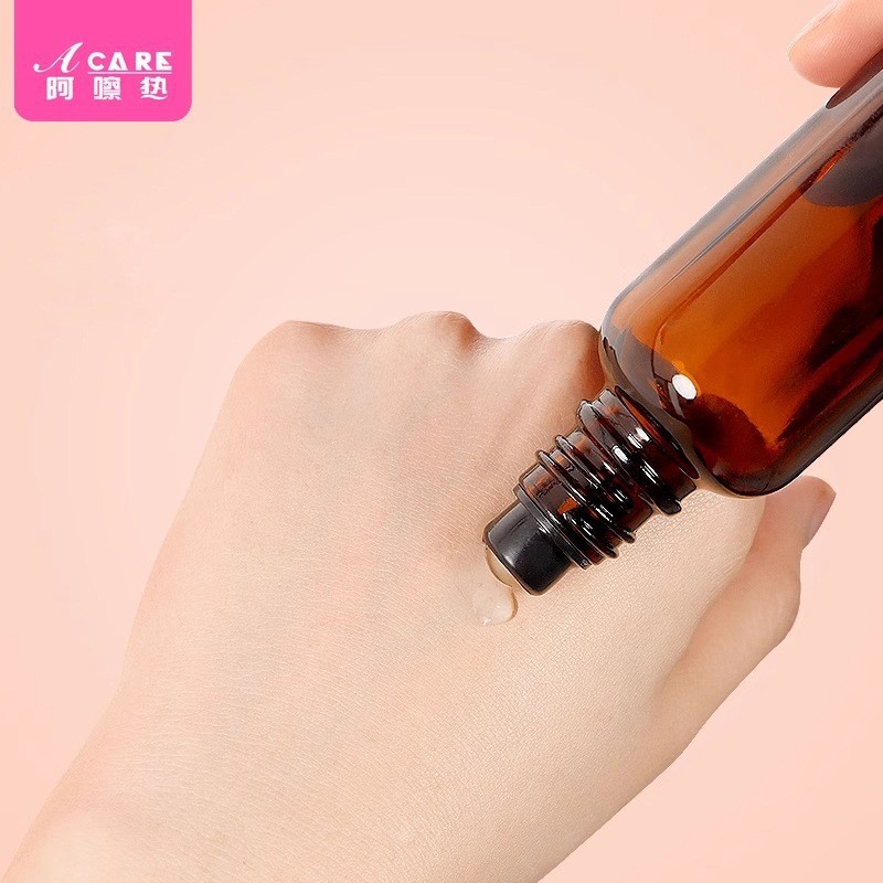 分装瓶/滚珠C1vn800-精油走珠瓶加厚空瓶钢珠避光茶色便携小