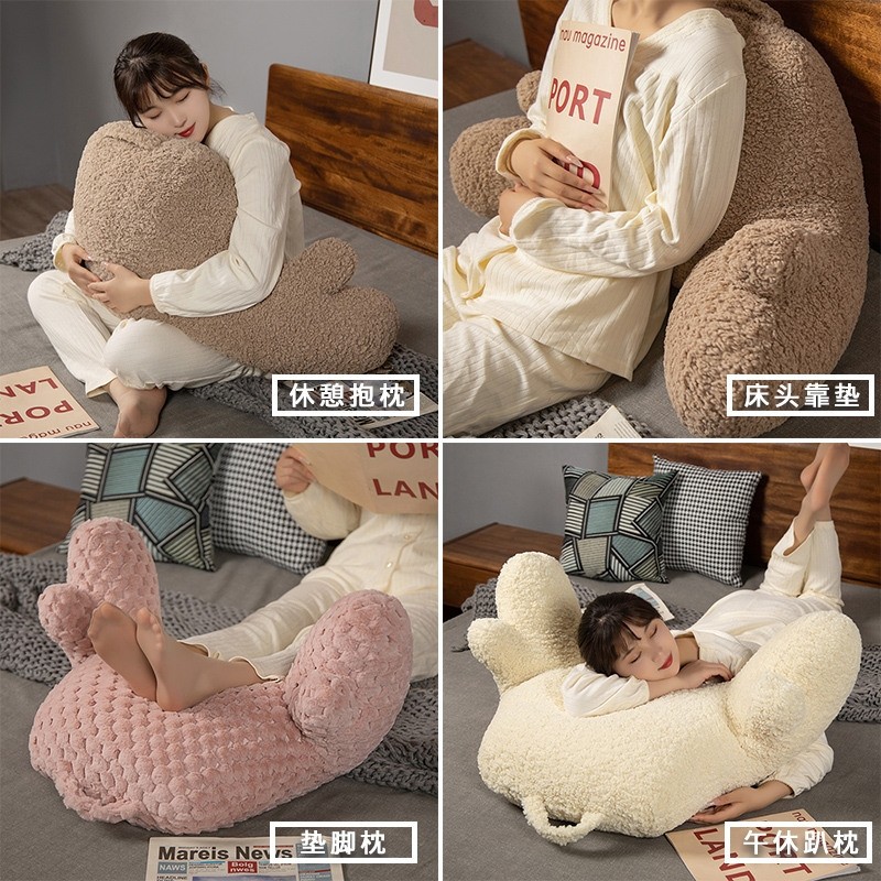 新款蟹蟹床头软包大靠背护腰靠垫宿舍床上腰靠办公室靠枕沙发抱枕,居家布艺,抱枕被,淘宝优惠券,粉丝福利购,淘宝优惠卷