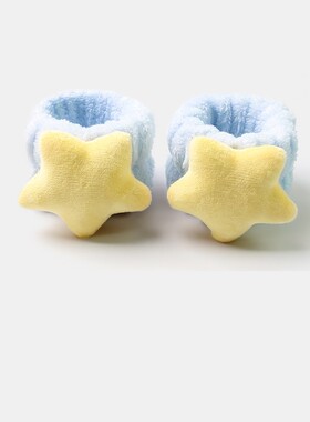 洗漱发箍毛绒星星洗脸手腕带儿童洗漱防湿防水袖套手环成人防湿袖