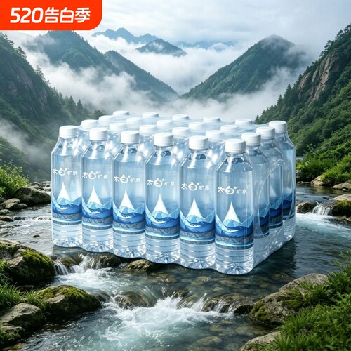 太白天然矿泉水500ml*24瓶/箱