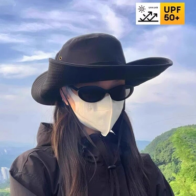 户外遮阳帽女夏季爬山钓鱼渔夫帽