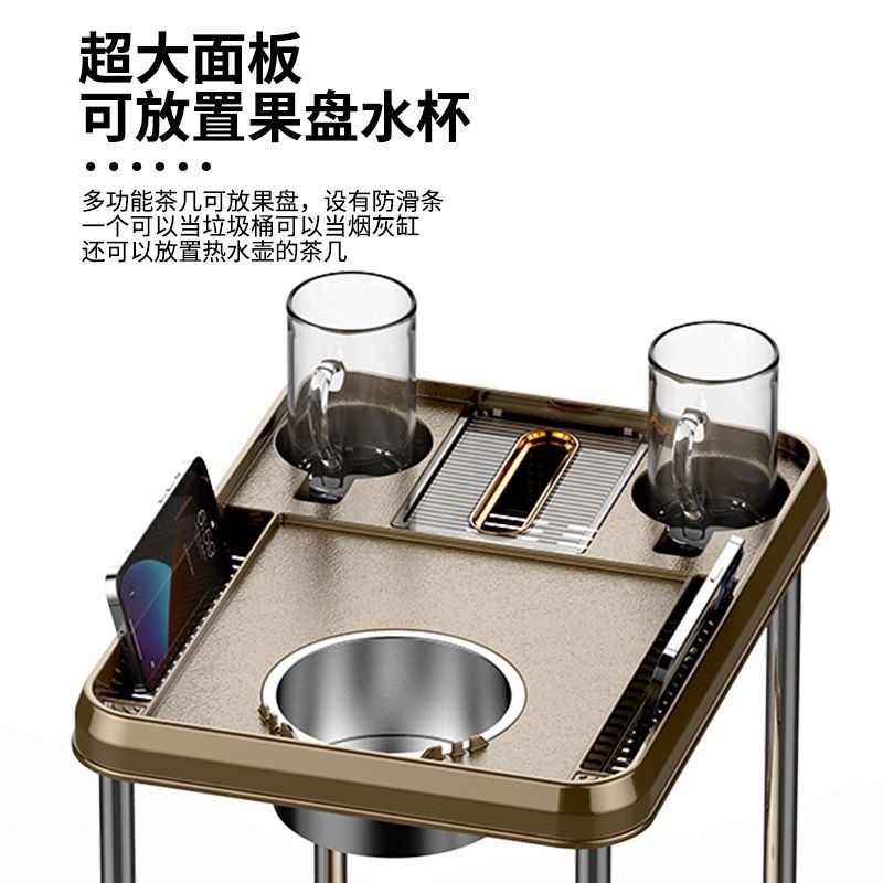 棋牌室专用麻将机茶几茶水架自动麻将机配件麻将桌旁小桌子烟灰缸