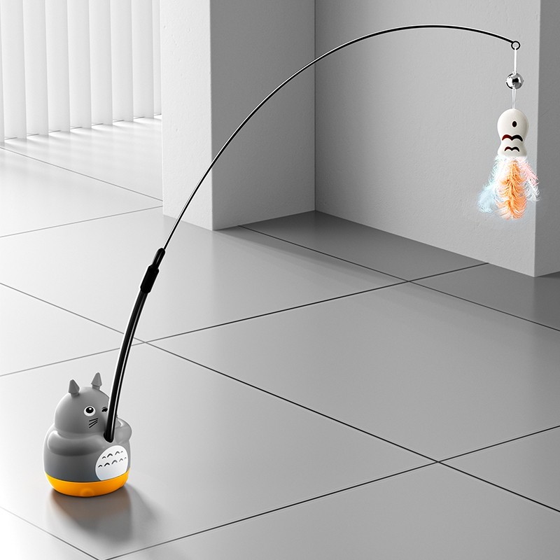 逗猫棒长杆猫咪玩具自嗨解闷神器消耗体力小猫带铃铛耐咬宠物用品