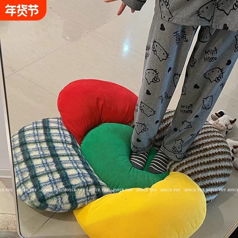 复古花朵蒲团坐垫沙发地上塌塌米圆形垫子飘窗客厅卧室家用懒人垫,居家布艺,蒲团,淘宝优惠券,粉丝福利购,淘宝优惠卷