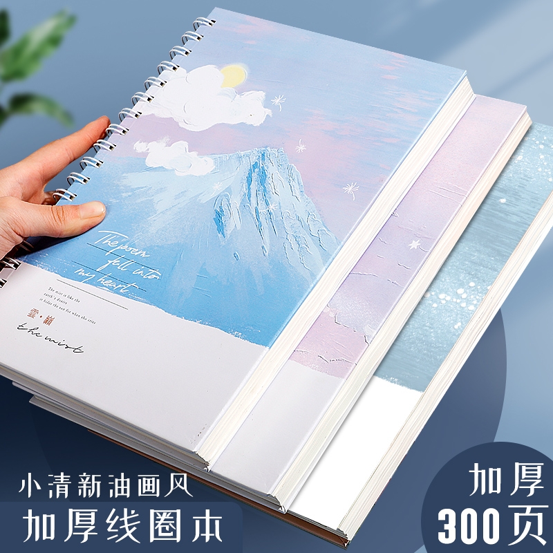 B5精品硬面线圈本横线笔记本