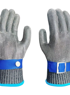 美标9级斗刀侠DD-706A防割手套不锈钢丝杀鱼裁剪验厂耐磨防护防滑