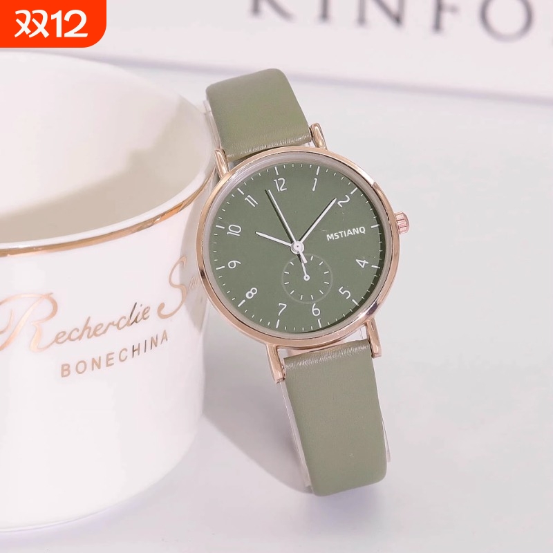 考试手表女款高颜值学生石英表