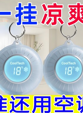空调不用开降温神器室内夏天自动持久吸热非冰贴室外避暑挂件清凉