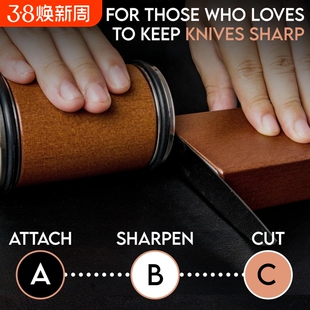 Rolling Knife sharpener可调Horl钨钢磁吸滚动磨刀石滚筒磨刀器