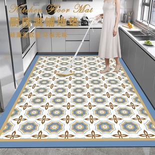 硅藻泥厨房地垫防滑防油吸水垫可擦免洗门口耐脏脚垫防水满铺地毯