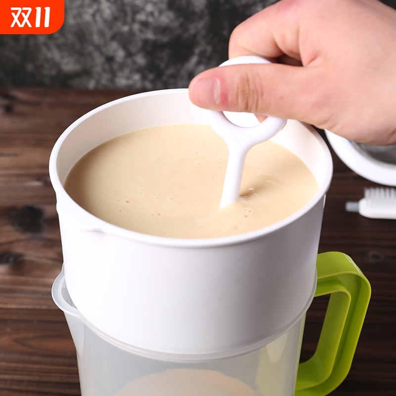 豆浆过滤网接浆杯家用水果汁漏网超细密豆浆过滤杯套装漏勺隔渣器