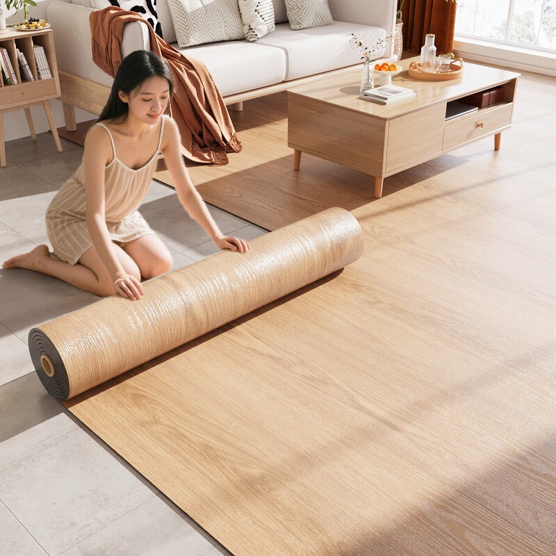 木纹自粘地板贴纸地板革水泥地铺耐磨PVC地板贴家用防水防油防潮