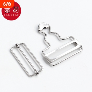 纽扣/背带扣AB1SQ0-锁扣挂钩配件金属环可调节拆卸葫芦吊带牛仔