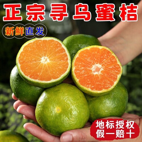 正宗江西赣南蜜桔寻乌蜜桔青皮薄酸甜桔子无籽蜜橘子新鲜孕妇水果
