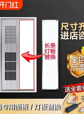 风暖浴霸灯板替换面板led灯芯条片长方形照明LED通用配件长条灯板
