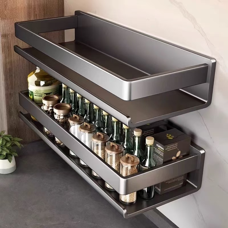 【稳固承重】厨房壁挂调料置物架