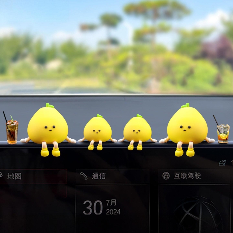 汽车小摆件中控台上屏幕内可爱有趣装饰用品2025年网红新款女生士