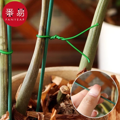 植物支架BB1sq0-爬藤花卉盆栽金钱树造型制作材料固定支撑花架
