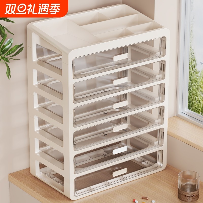 医药箱家用大容量整理箱多层抽屉式医疗药品急救箱透明药物收纳盒