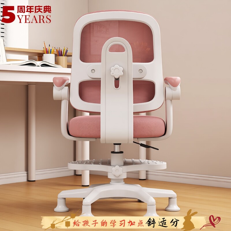 防驼背儿童学习椅可升降座椅追背写字椅坐姿椅子靠背塑料背椅调节