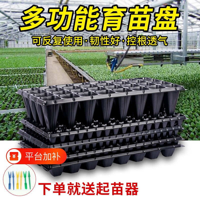 育苗盘育苗盆穴盘塑料杯种植神器玉米扦插播种西瓜种子蔬菜白菜