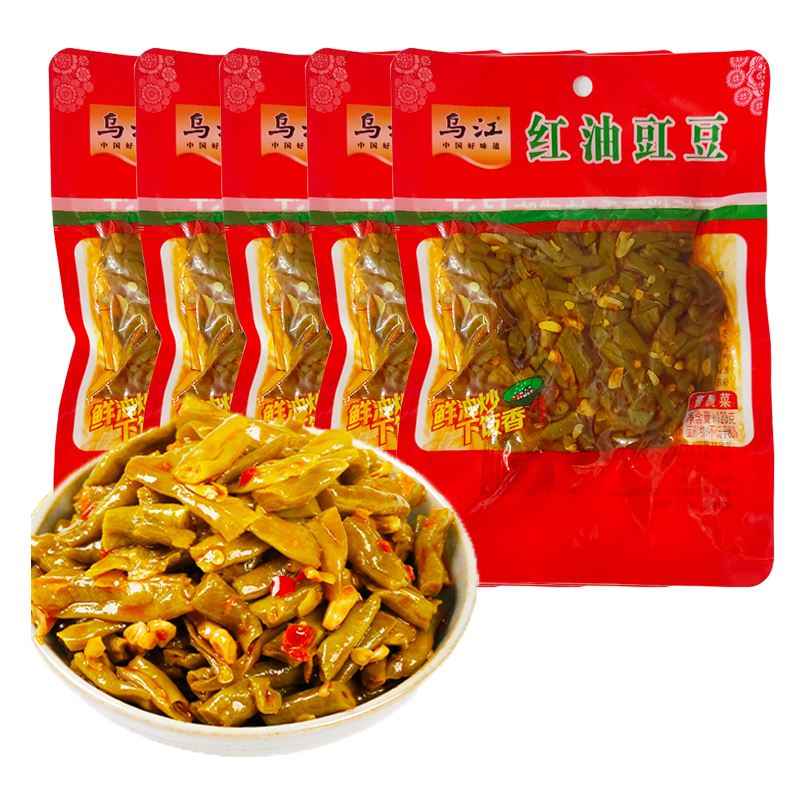 乌江红油豇豆120g下饭即食