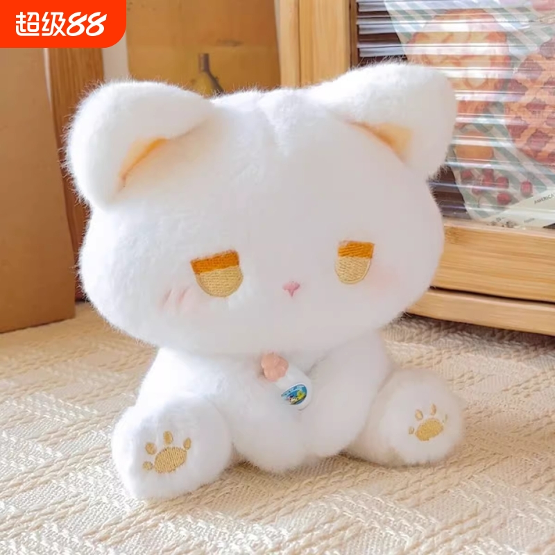 可爱小熊创意呆呆公仔毛绒玩具玩偶娃娃emo小猫咪高颜值生日礼物