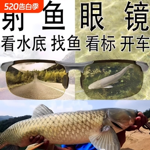 德国钓鱼眼镜偏光镜夜视专业高清看漂变色墨镜男湖泊射鱼捕鱼开车