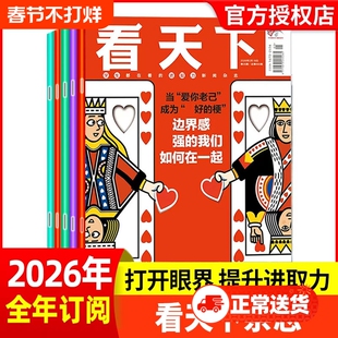 vista看天下杂志2026年第1/2/3期【全年/半年订阅】2025年00后AI进取之心疯狂动物城大陆三联生活周刊南方人物新闻画报过刊