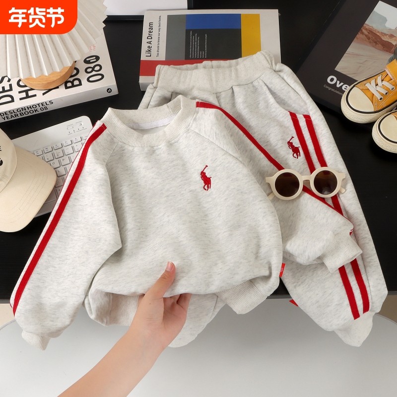 韩版春秋新款儿童套装2025时尚男女儿童卫衣套装儿童春季运动,童装/婴儿装/亲子装,儿童运动套装,淘宝优惠券,粉丝福利购,淘宝优惠卷