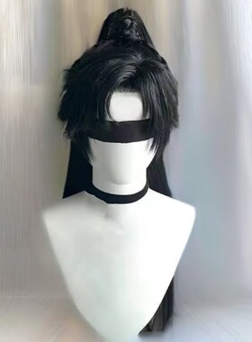 古风汉服假发男长发国风