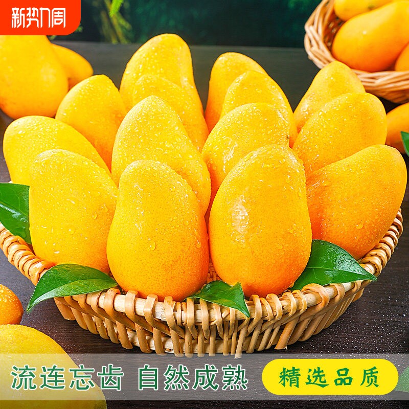 海南小台农芒果新鲜5斤小台芒水果当季整箱红金玉大青煌三亚特产