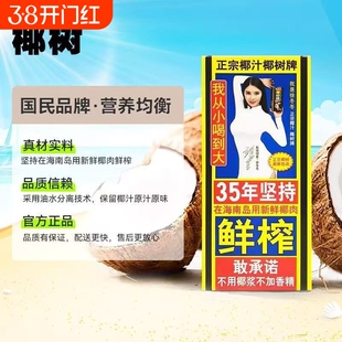 椰树牌椰子汁天然植物蛋白椰奶大瓶1L/盒椰汁鲜榨新鲜徐冬冬饮料