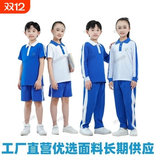 学校 柔软舒适速干夏春休闲套装 深圳校服小学透气学冬季 特级版
