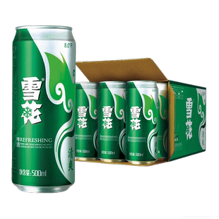雪花啤酒500mlx12罐全麦酿造经典清爽非原箱精酿原浆畅饮罐装麦芽