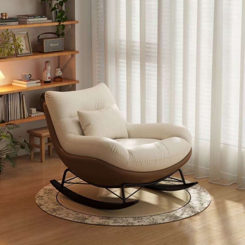 2025新款摇椅成人摇摇躺椅睡觉家用阳台客厅休闲沙发椅新款懒人