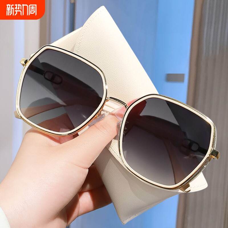 2026防紫外线墨镜太阳眼镜女款大脸夏季潮防晒高级感显瘦圆脸偏光