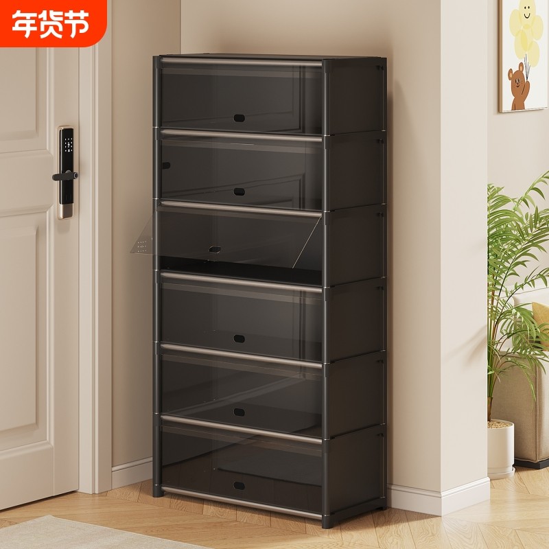 鞋架子多层入户门口带门鞋柜防尘结实耐用鞋子收纳架简易落地卧室,住宅家具,鞋架,淘宝优惠券,粉丝福利购,淘宝优惠卷