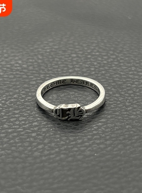 ODEK高级感复古泡泡糖梵文字母 logo细款戒指不掉色中古指环尾