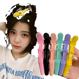 美发夹子鳄鱼夹发夹鸭嘴夹理发店洗脸发卡固定无痕分区化妆盘发