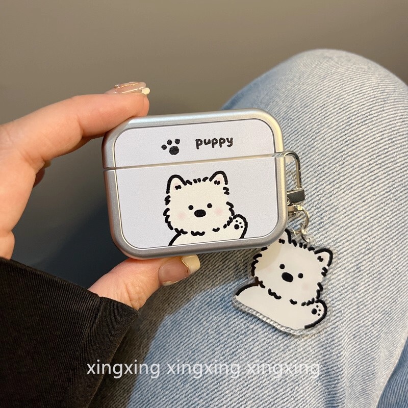 ins可爱卡通西高地狗狗适用airpods4苹果保护套蓝牙airpodspro2代