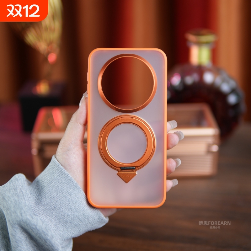 适用于华为mate80promax手机壳mate80pro保护套支架磁吸支点mate80超薄后壳全包防摔网红新款个性创意