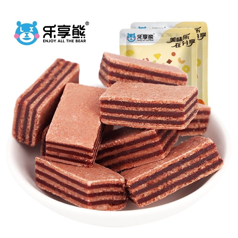 山楂汉堡非独立包装500g山楂片夹心汉堡山楂条小吃