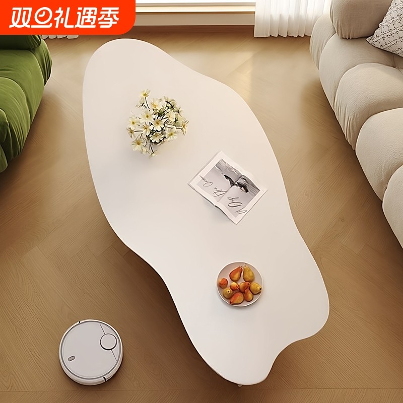 茶几简约现代客厅家用小户型奶油风茶桌出租屋用简易小桌子云朵