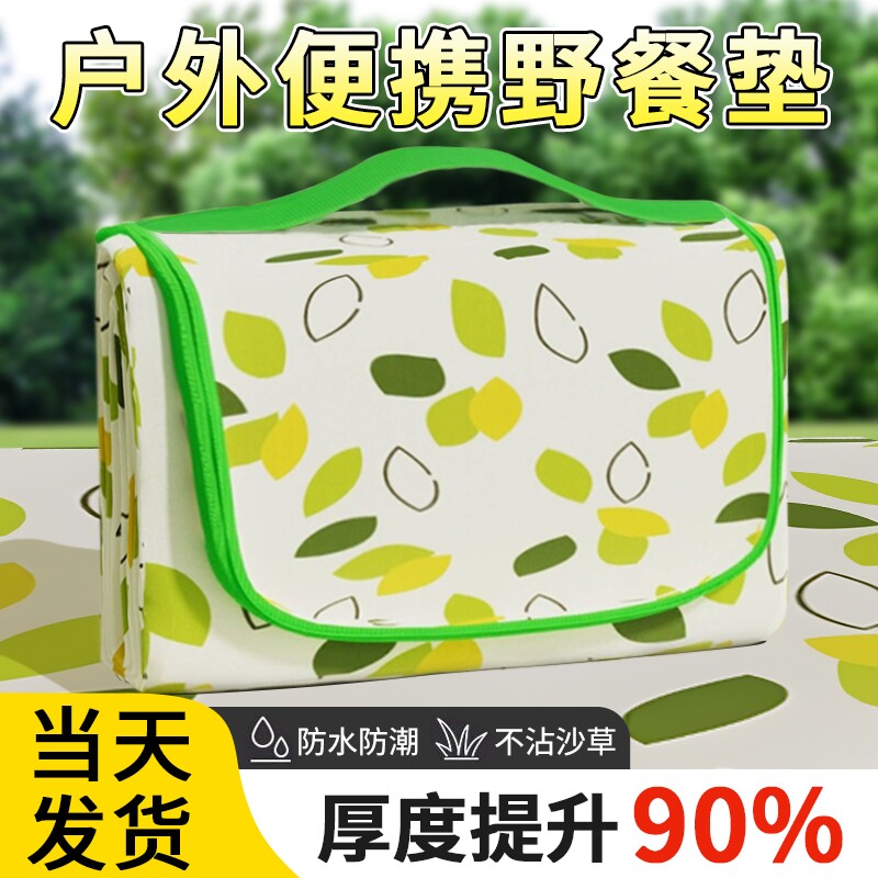 野餐垫防潮垫加厚户外野炊野营沙滩帐篷地垫防水草坪垫子便携郊游
