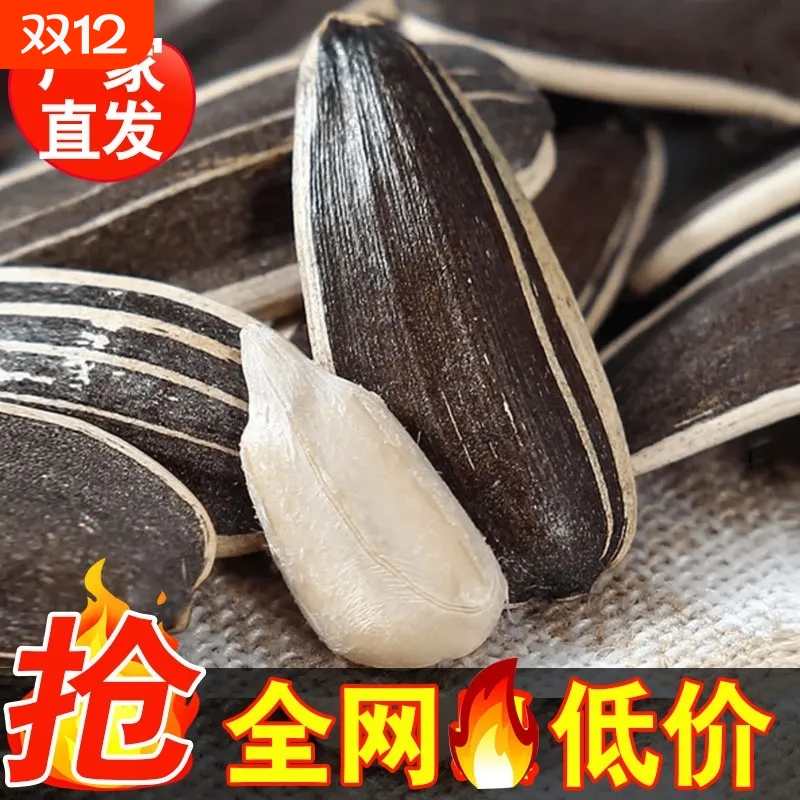 净重原味瓜子内蒙古新货现炒葵花子生熟原味瓜子大颗粒散装葵花籽