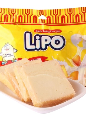 官旗直售Lipo面包干组合越南进口饼干小零食休闲食品小包装早餐