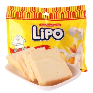 早餐 官旗直售Lipo面包干组合越南进口饼干小零食休闲食品小包装